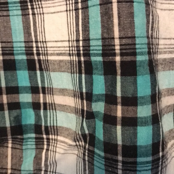 Knights of the Round Table Men’s button up shirt.  Plaid size large. - Picture 3 of 6